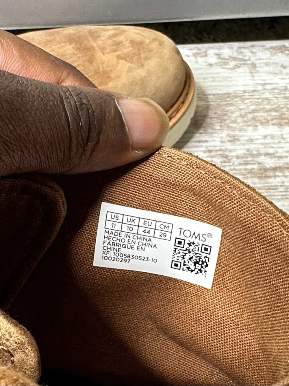 TOMS TRVL LITE Navi Ranger Tan Water Resistant Leather Boots Men 11